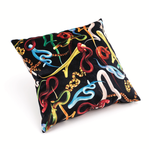 Tp Cushion With Plume Padding Snakes Cm X Design Casa