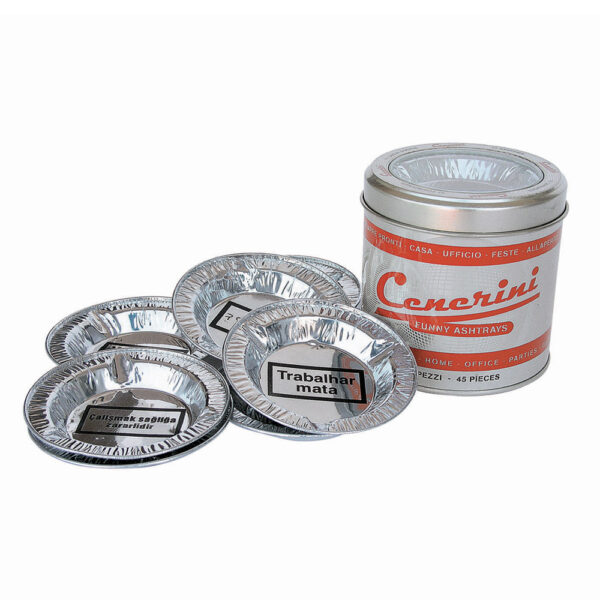 Cenerini - Disposable Alum. Foil Ashtrays