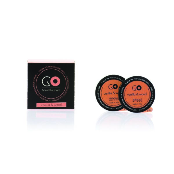 Refill GO Car Air Freshener - Vanilla & Wood Fragrance