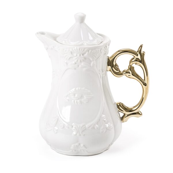 I-WARES GOLD PORCELAIN TEAPOT
