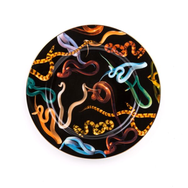 TOILETPAPER NEW Porcelain Plate 'SNAKES'