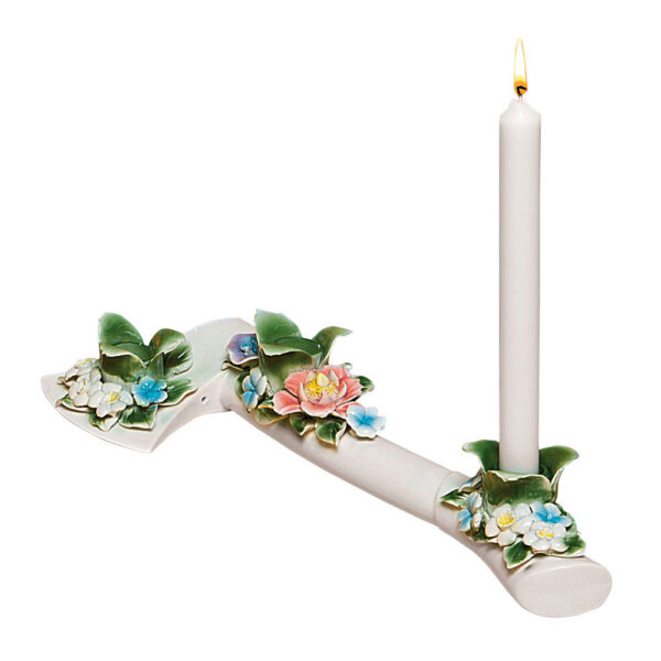 Flower Attitude The Axe Candle Holder