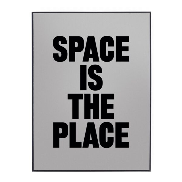 SPACE IS THE PLACE METAL & GLASS MIRROR