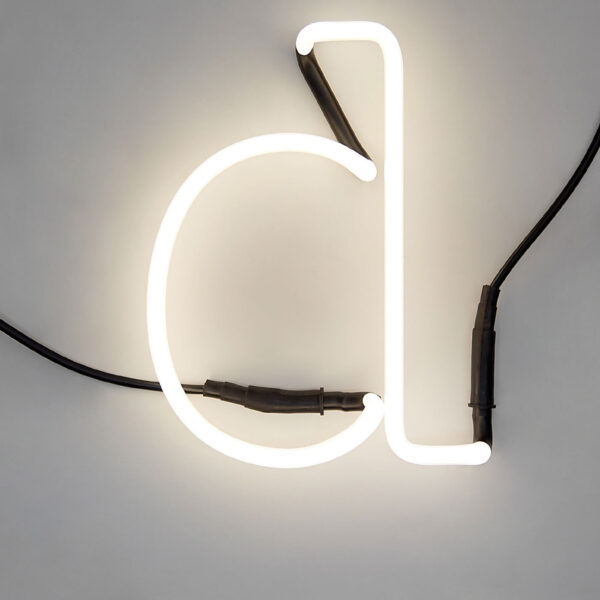 Neon Art Letter Lamp "d"