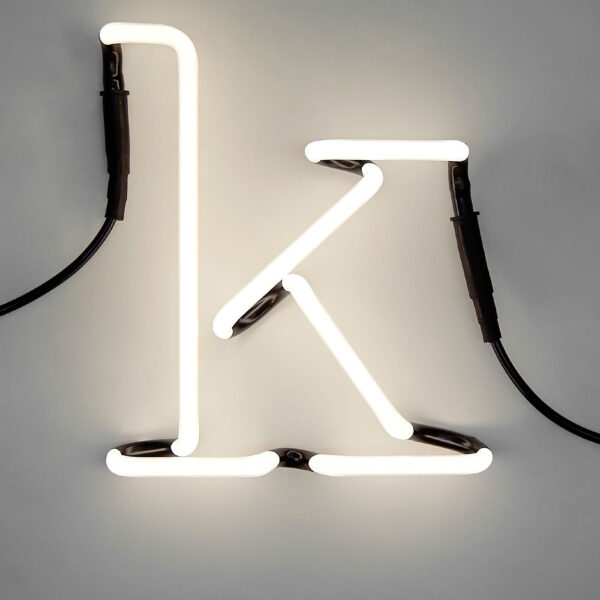 Neon Art Letter Lamp "k"