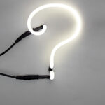 Neon Art Letter Lamp "?"