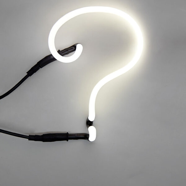 Neon Art Letter Lamp "?"