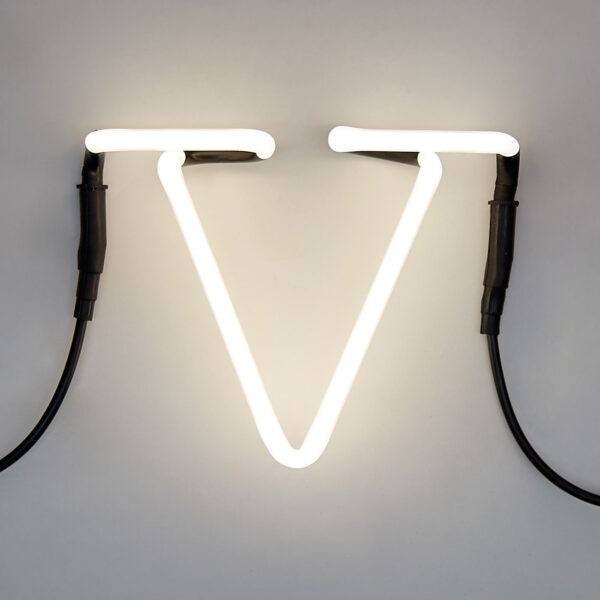 Neon Art Letter Lamp "v"