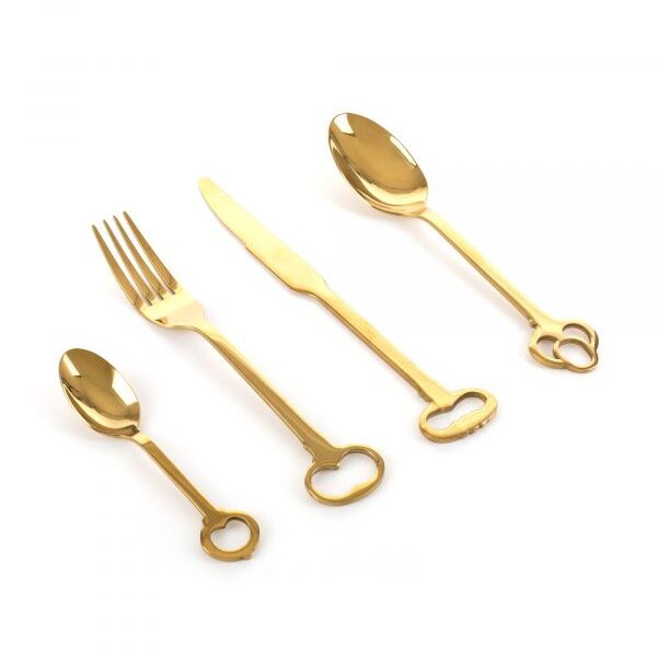 Keytlery Set of 24 pcs - Gold