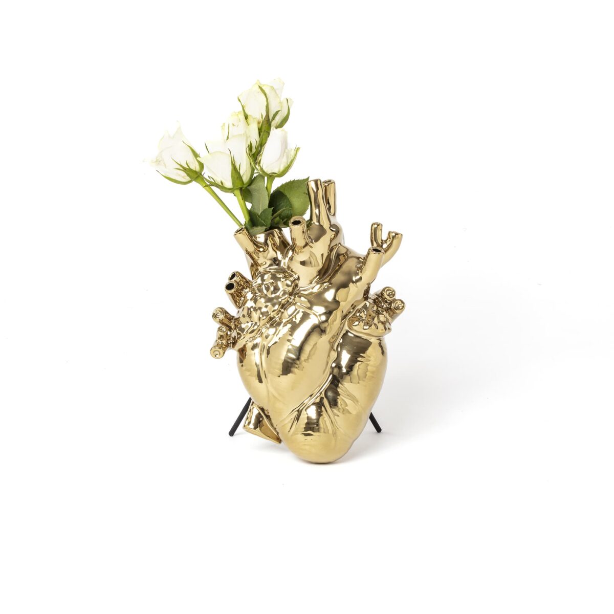 LOVE IN BLOOM Heart Vase Gold Edition - Image 2
