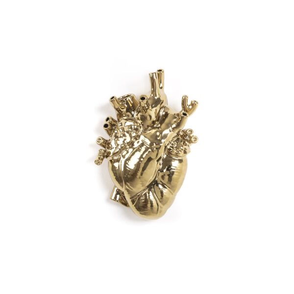LOVE IN BLOOM Heart Vase Gold Edition
