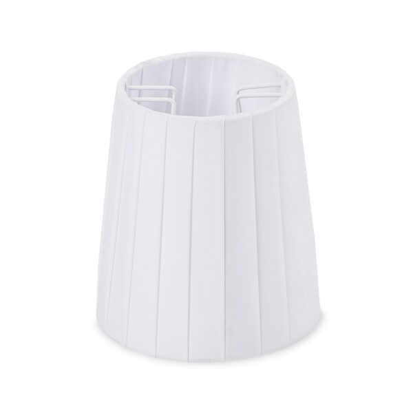 METAL LAMPSHADE AND POLYESTER "MONKEY LAMP" WHITE