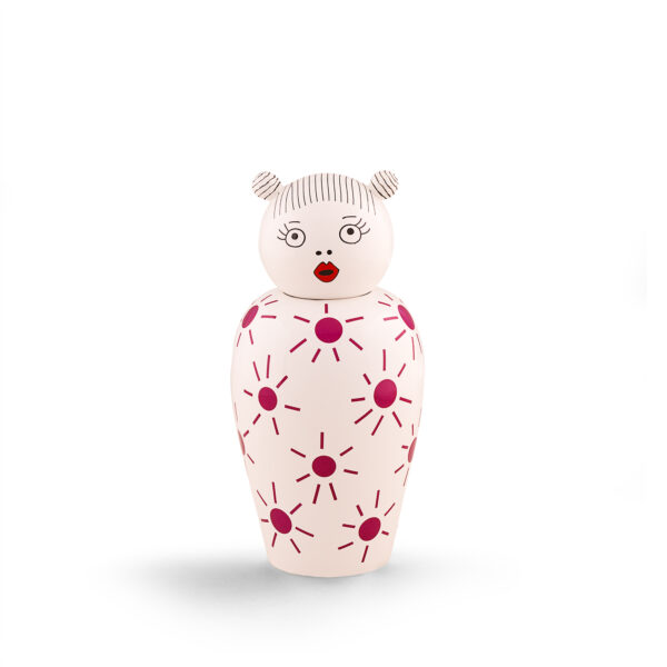 "LE CANOPIE-LULA" DOLOMITE VASE WITH COVER
