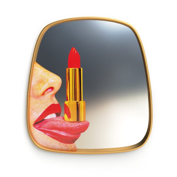 TP MIRROR GOLD FRAME 'Tongue'