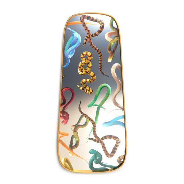 TP MIRROR GOLD FRAME 'SNAKES'