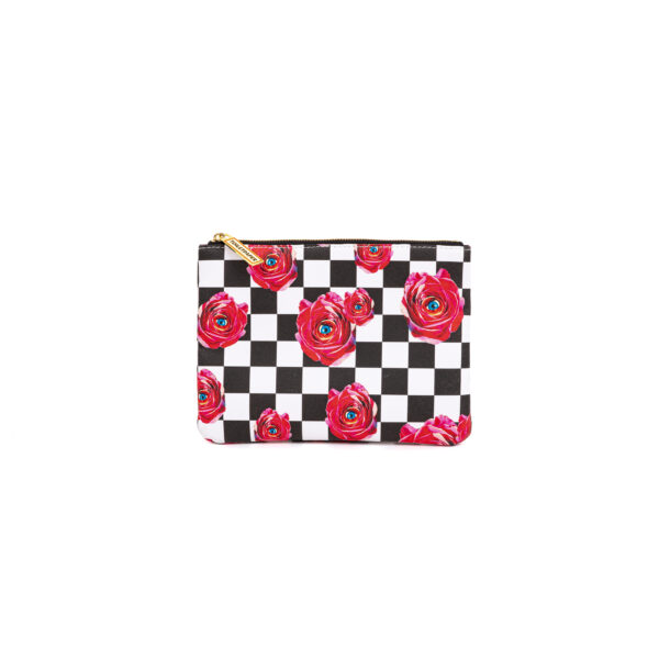 TP Pu Case 'ROSES ON CHECK'