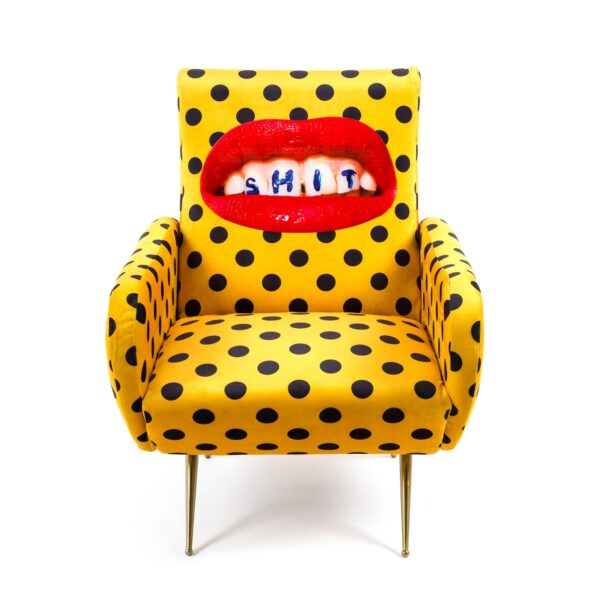 TOILETPAPER Armchair 'SHIT'