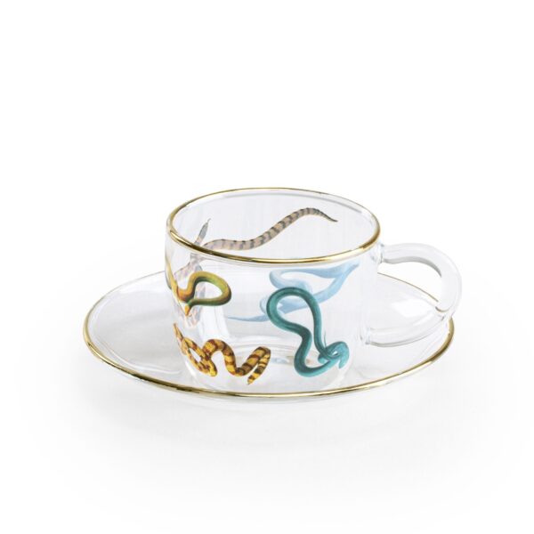 TP Coffee Cup with Saucer 'SNAKES'
