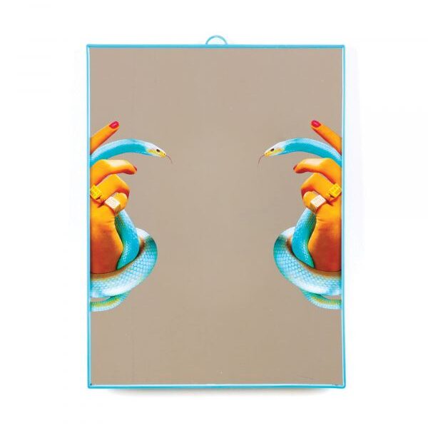 Toiletpaper Large Mirror HANDS WITH SNAKES