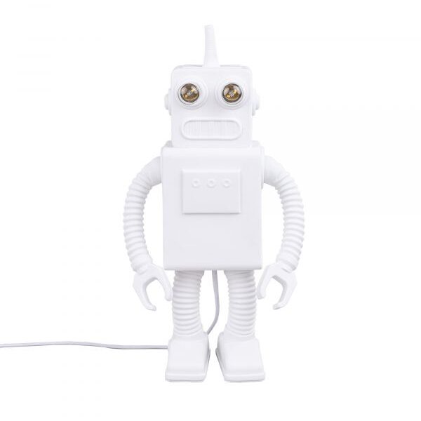 ROBOT LAMP IN Fine Porcelain