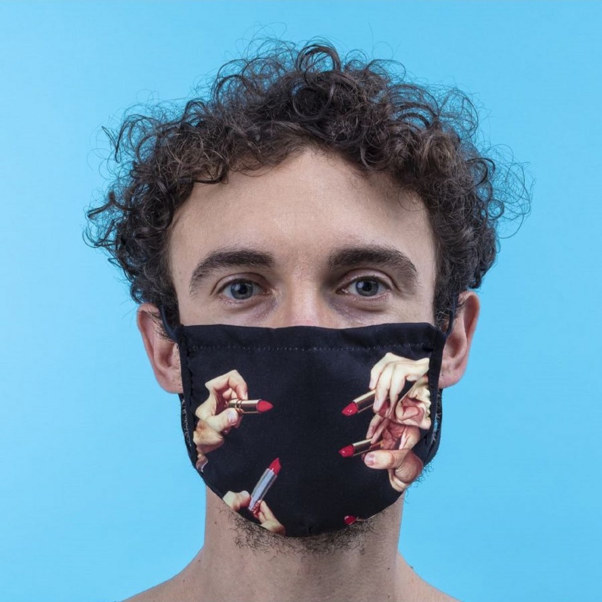 TOILETPAPER FACE MASK 'LIPSTICKS BLACK' Size M/L - Image 2