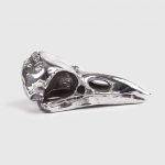 BIRD SKULL IN ALUMINIUM 'DIESEL - CROW UP' Wunderkammer