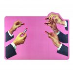 NEW TOILETPAPER Placemat 'PINK LIPSTICKS'