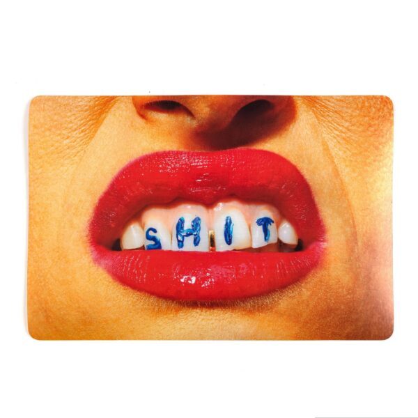 NEW TOILETPAPER Placemat 'SHIT'