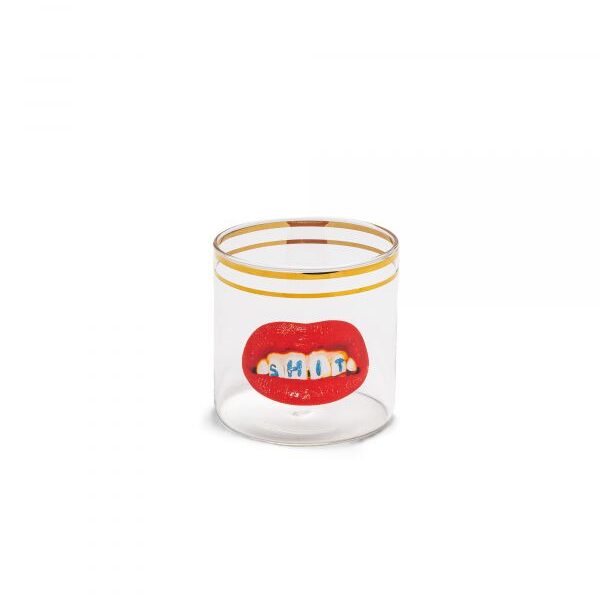 TP Glass Small 'SHIT'