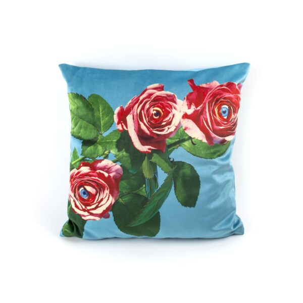 TP CUSHION With Plume Padding 'ROSES' Cm.50x50