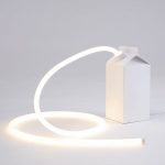 DAILYGLOW 'MILKGLOW' Resin Led Lamp