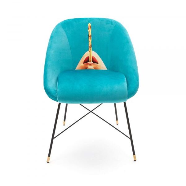 TOILETPAPER Padded Chair 'DRILL' FLOOR STOCK