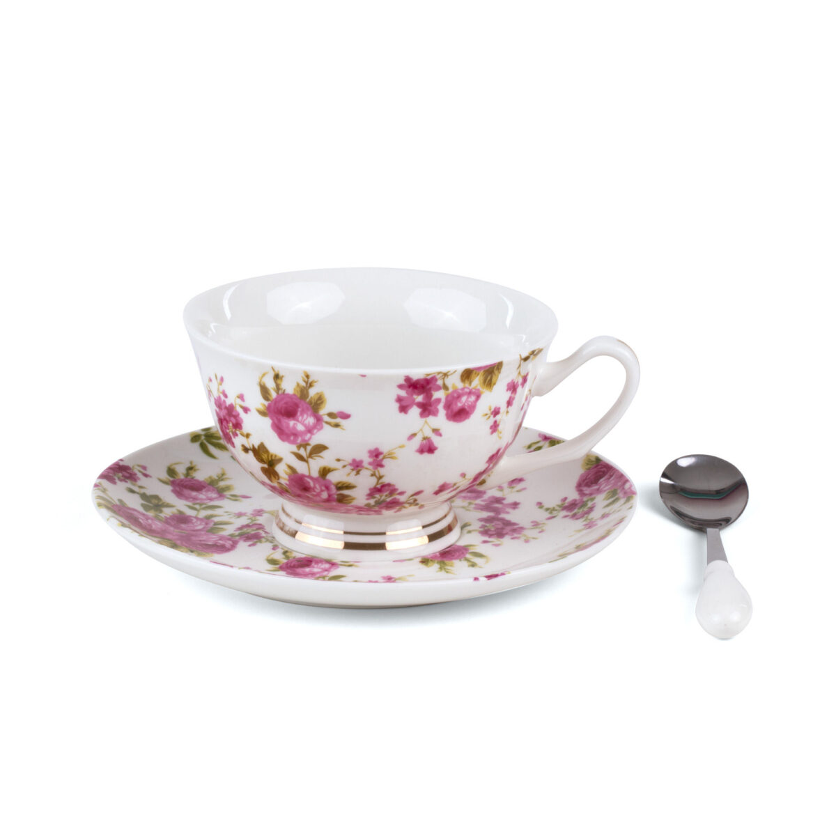 'GUILTLESS ROSE' VESTA Teacup - Image 2