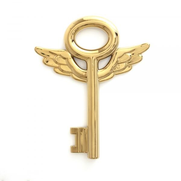 Key In Porcelain 'FREEDOM KEY'