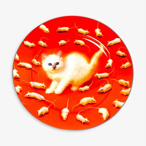 TOILETPAPER NEW Porcelain Plate 'KITTEN'