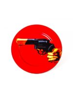 TOILETPAPER NEW Porcelain Plate 'REVOLVER'