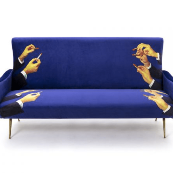 TOILETPAPER 3 Seater Sofa 'LIPSTICKS' FLOOR STOCK PICK UP ONLY SYDNEY
